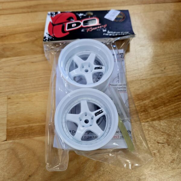DS Racing Drift Element 5 Spoke Drift Wheels (Triple White)