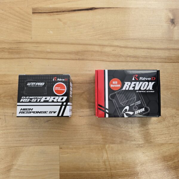 REVE D RS-STP Drift Servo / REVOX Gyro Combo