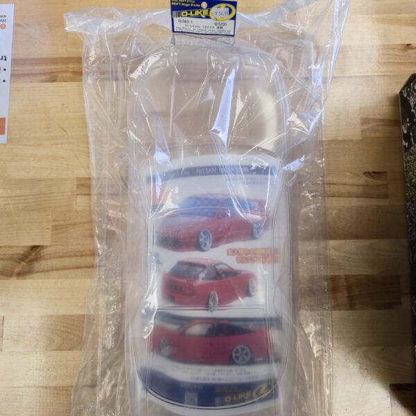 D-Like NISSAN 180SX Late Clear RC Drift Body - Image 2