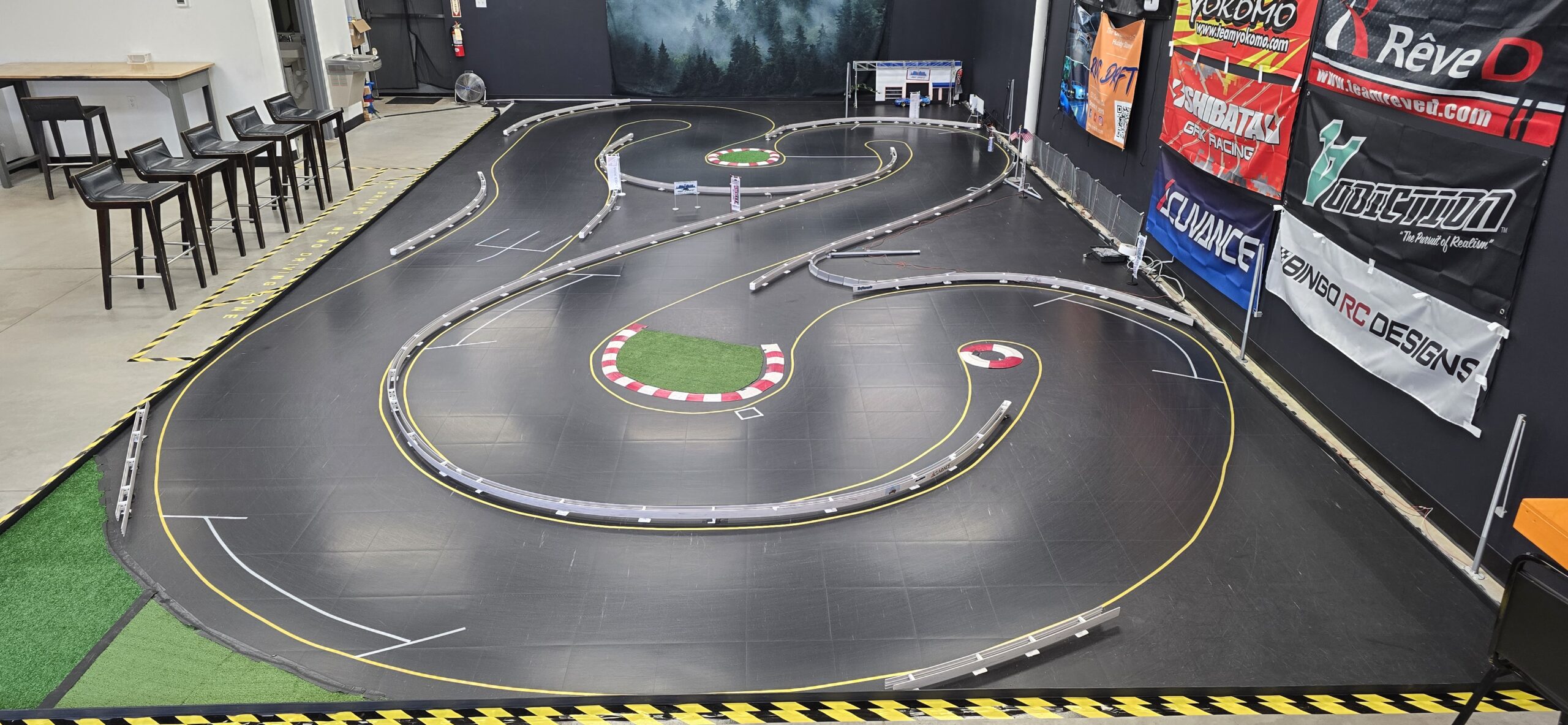 black car drifting in Ontario, NY