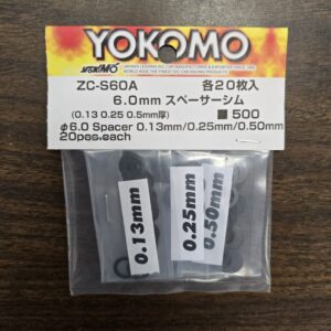 YOKOMO 6mm ID Spacer Set (ZC-S60A)